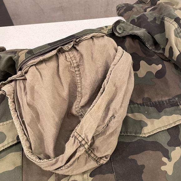 Duck Bay Vintage Jacket Men's Large Green Woodland Adult Hunting - Picture 5 of 5